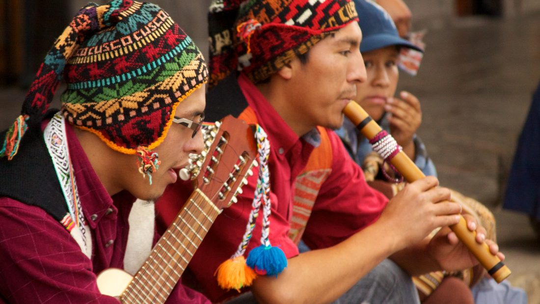 Festividad tradicional en el Perú
